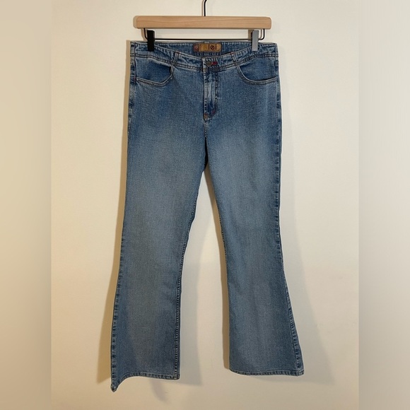 lei Denim - Vintage LEI Throwback Denim Jeans Flare Leg Size 11 Lighter Wash Y2K